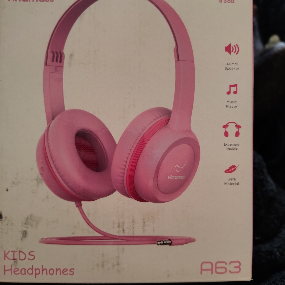 Pink Kids Headphones